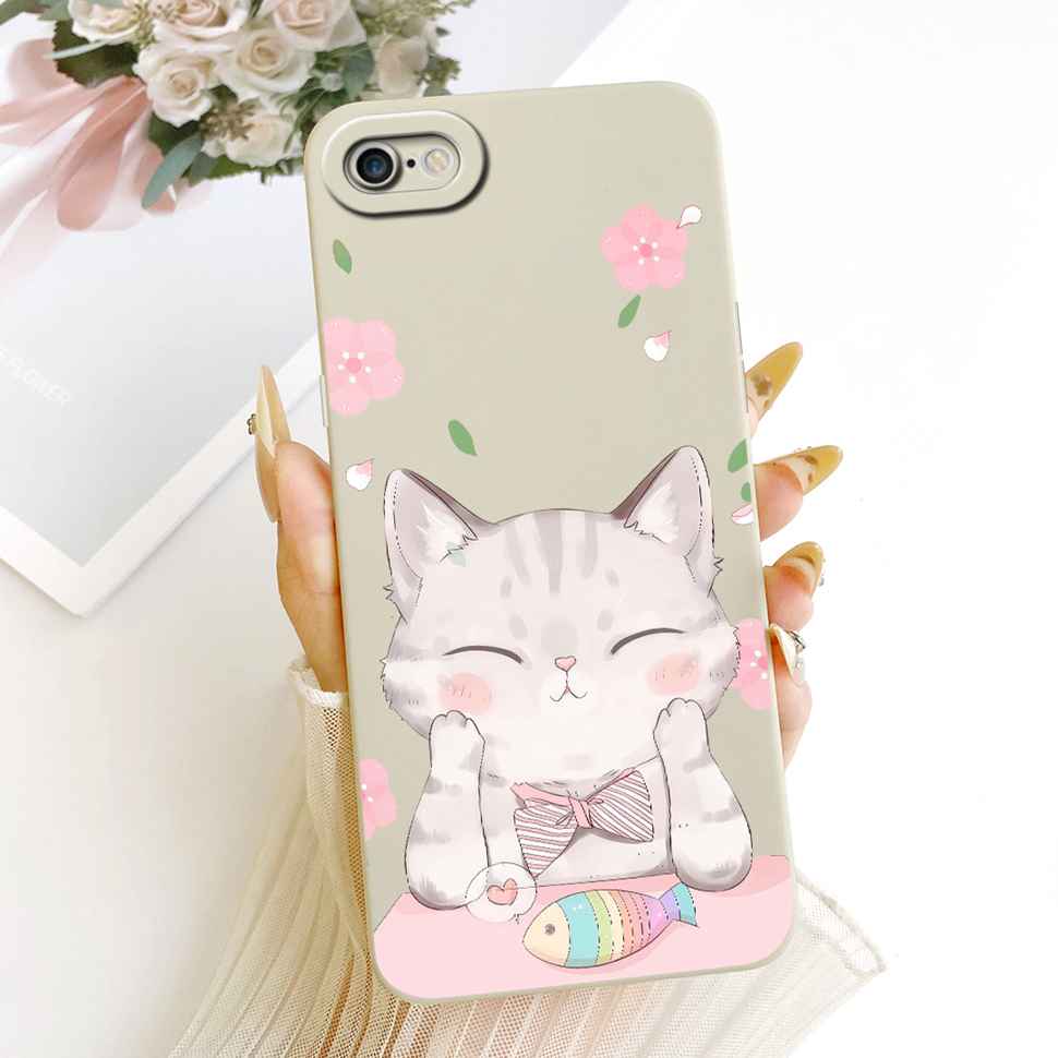 

For iPhone 6 Casing Candy Painted Silicone Soft Phone Case For Apple iPhone6 iPhone 6 Cover A1549 A1586 A1589 Shockproof Bumper iPhone 6
