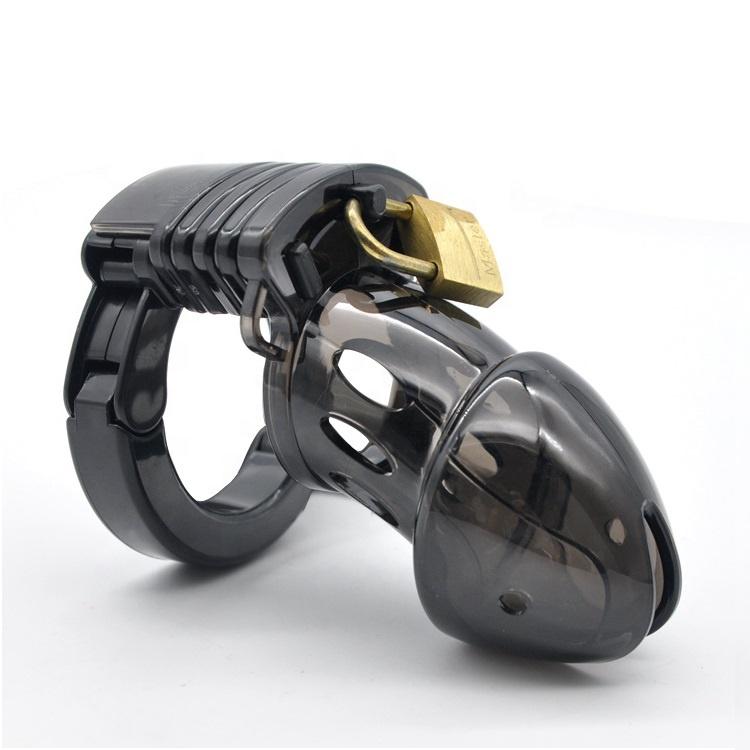 Plastic Chastity Cage Male Chastity Device with Adjustable Rings for Man