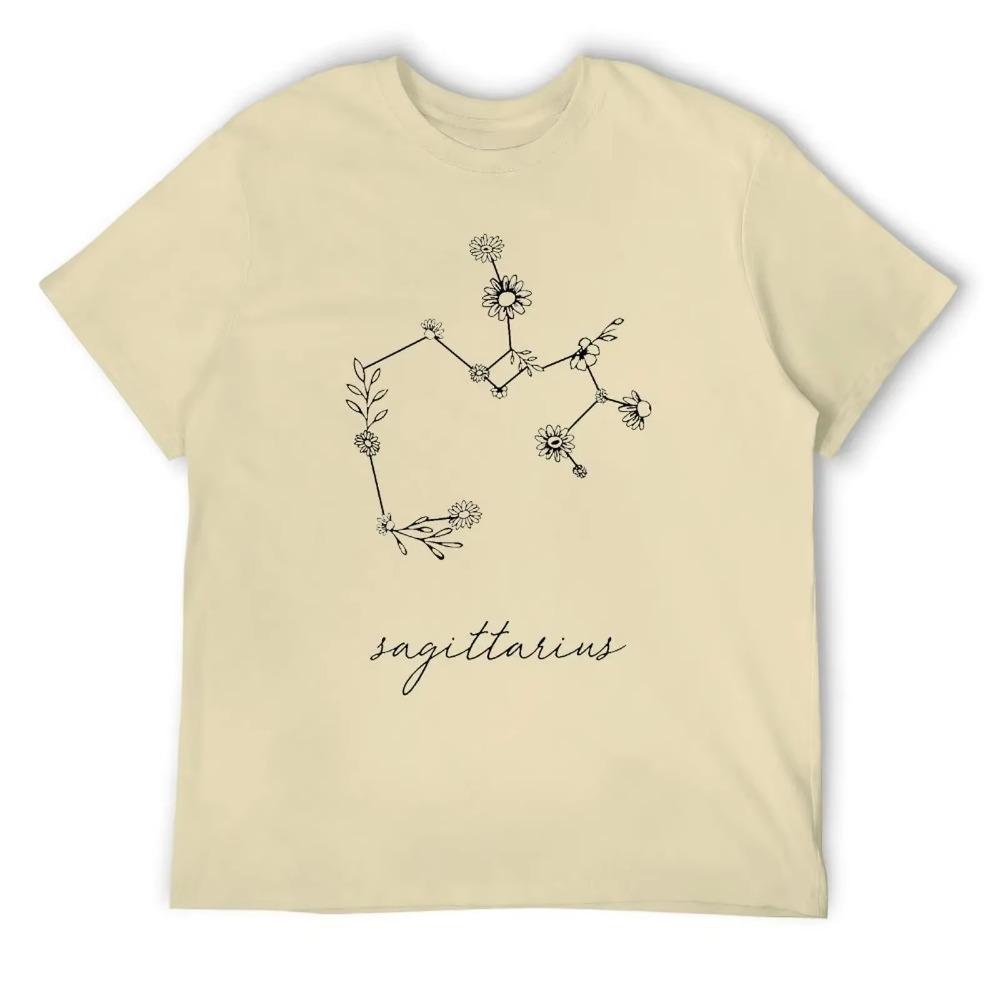 Sagittarius Twelve Constellation (10) Harajuku T-shirt Sport Tees Classic Humor Leisure Eur Size