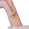 Live Broadcast Chinese Cloisonné Phoenix Ruyi Lock Pendant Necklace