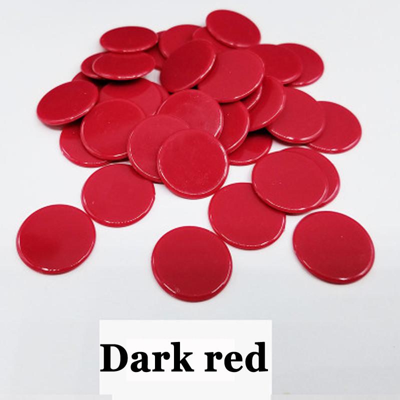 100Pcs 19Mm Count Bingo Chips Markers For Bingo Game Cards Plastic For Classroom Children And Carnival Bingo Games