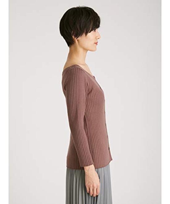 FRAY Boat Neck Rib Knit FWNT211906 MOC F I.D. Women's 2-Way