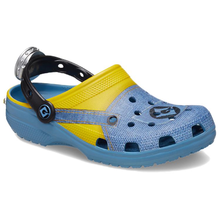 Crocs Minions EVA Classic Clog Sandals Unisex Blue-yellow