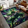 Z-Zoro4Printed Area Rug Carpet for Bedroom Living Room Home Decor Rugs Mat Non Slip Mat Rug for Bedside