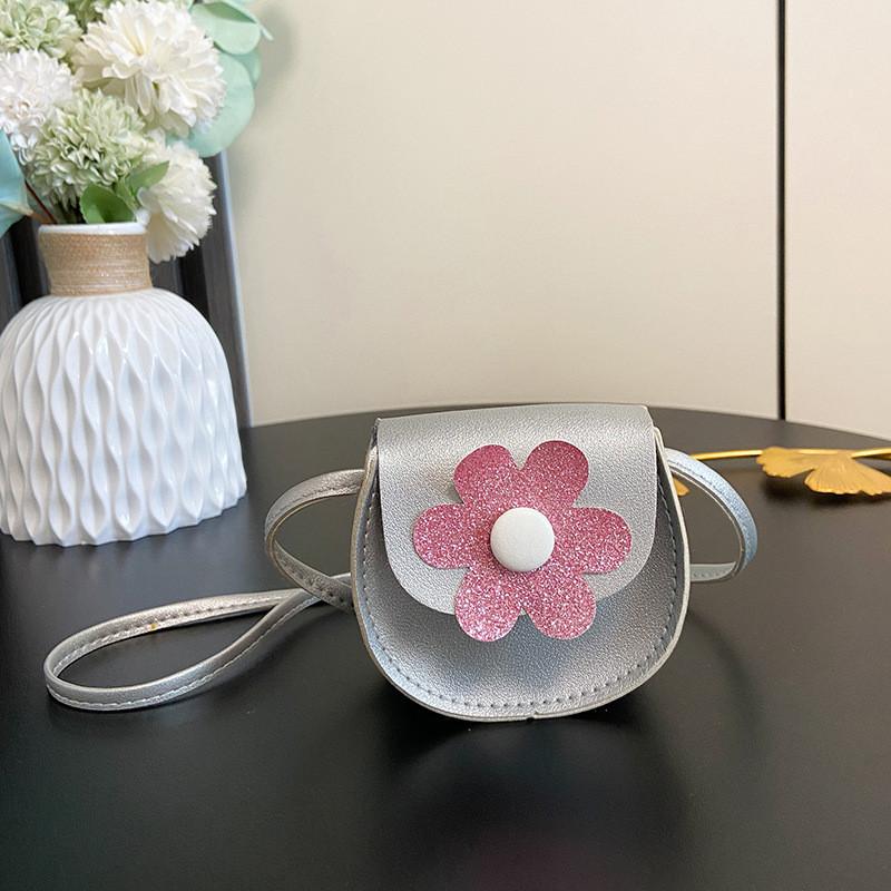 Cute Floral Design Toddler Shoulder Bag Stylish Accessory For Girls And Boys