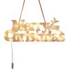 Merry Christmas Plate, LED Hanging Tree Ornament, Christmas Wreath, Christmas Tree Decorative Lights, Garland Lights, Halloween, Party, Valentine's
