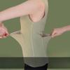 Ladies Thick Fleece Camisole Thermal Top Front & Back Pockets Warm Stomach Waist  Winter Base Layer Vest