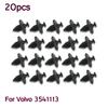 20pcs s Volvo Trim Panel Bumper Fascias Push-type Fastener Rivet Retainer Clips For Into 8mm Hole