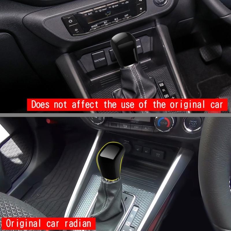 For Toyota Raize Daihatsu Rocky A200 ABS Car Gear Shift Head Knob Handle Cover Trim Sticker Interior Accessories