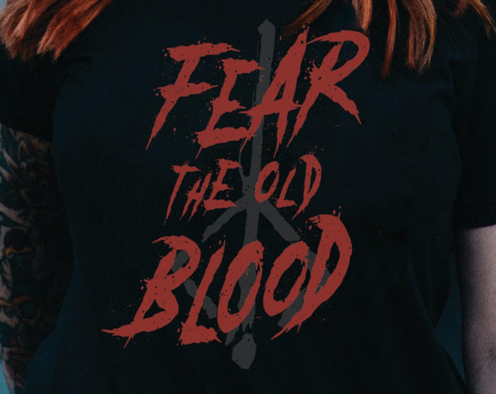 Fear The Old Blood Bloodborne T-Shirt XL