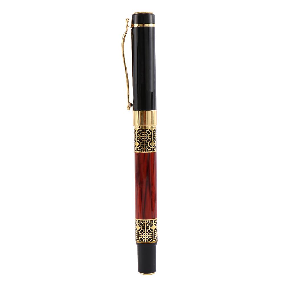 Writing Stationery Office Business Writing Vintage Calligraphy Redwood Fountain Pen Luxury Metal