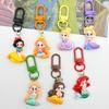 Cartoon Resin Mermaid Princess Keychain - Cute Bag or Backpack Pendant Gift