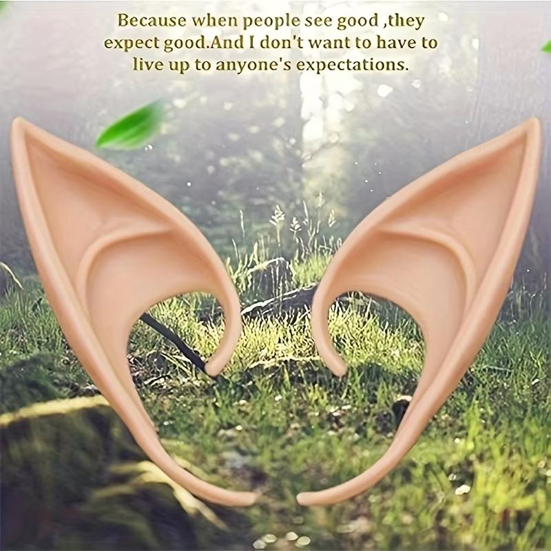 1-10 Pair Christmas Elf Ears Decoration Angel Elf Ears Masquerade Party Costumes Xmas Party Supplies Photo Props Kids Gift