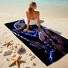 1pc Hashibira Inosuke Beach Towel, Comfortable and Thick, and Swimming/Bath/Picnic/Camping Towel, Suitable for Seaside Beaches