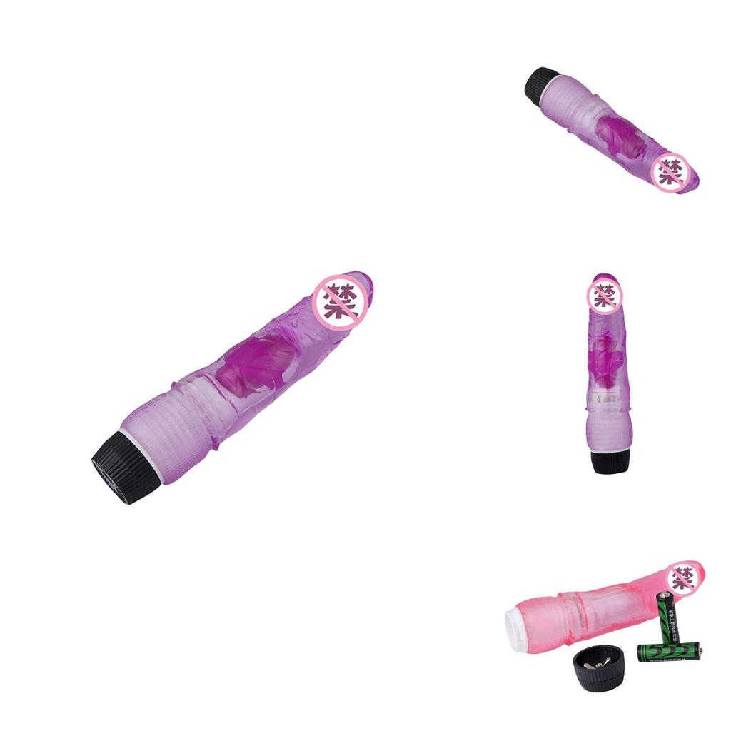 Premium Quality Single Shock Simulation Crystal Penis Tpe Fake Penis For Ultimate Pleasure