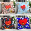Cartoon Tata Cushion Cover Cushion Cover Set 4Pcs 50X50 45X45 40X40 Pillowcase Decorative Sofa Home Decor