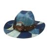 Travel Photography Vacation Stage Performance Jazz Hat Western Retro Cowboy Hat Big Love Fashion Street Shot Felt Hat