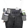 Cleaning Tool Belt with 4 Pockets and 3 Elastic Slots - Adjustable Nylon Mesh Cleaning Belt for House Cleaning - Tool Bag with Belt