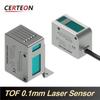 LR400 Laser Displacement Sensor RS485 NPN PNP Industrial Laser Distance Sensor 60–400mm Precision Compact Non‑contact