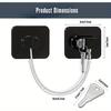 Punch-Free Child Safety Lock Easy Install Refrigerator Stoper for Windows & Sliding Doors Child Protection Buckle Lock