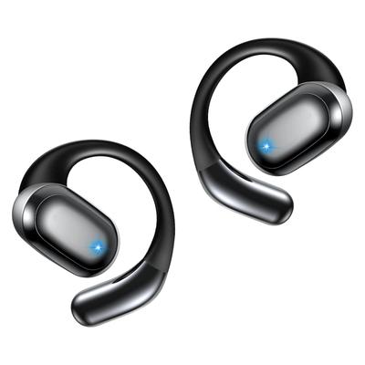 Øretelefoner bluetooth trådløse øretelefoner åpne øretelefoner OWS øretelefoner Bluetooth-øretelefoner som ikke blokkerer din lange automatiske utsøkte LED venstre