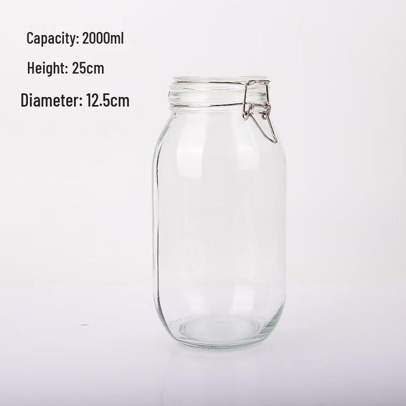 ZISIZ Стеклянная герметичная банка для хранения продуктов