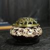 Ceramic Plate Incense Burner for Home Aromatherapy - Suitable for Bathroom, Bedroom, or Living Room.