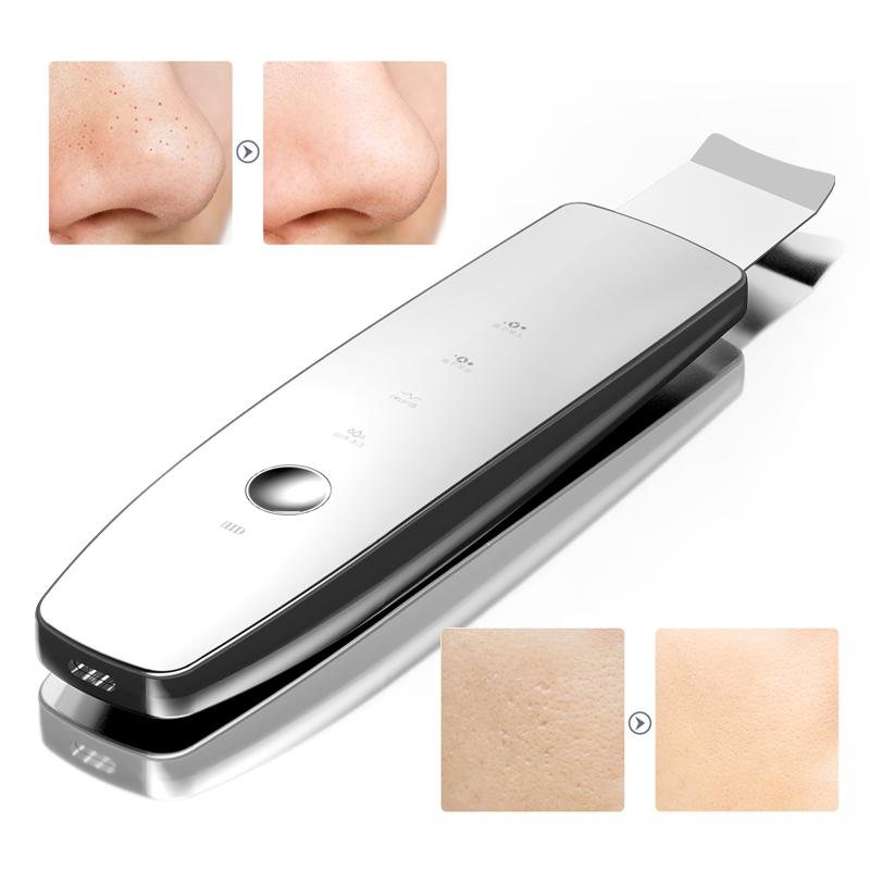 

M22 Ultrasonic Skin Scrubber Face Spatula Pore Cleaner Blackhead Remover Tool Type A