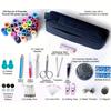 Complete Sewing Kit with Threads Needles Scissors Tape Measure Buttons Portable Travel DIY Embroidery Handwork Sewing Tool Set