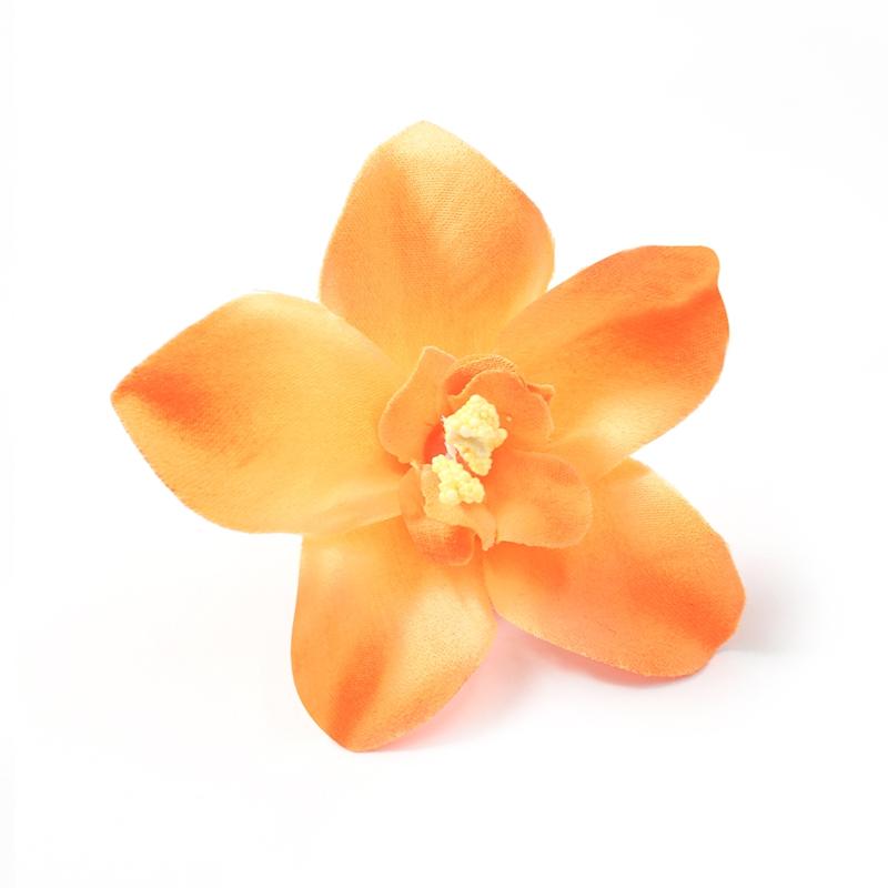 5/10/20Pcs 8cm Artificial Flowers Head Silk Orchid Flowers for DIY Wedding Party Craft Home Decoration Wreath Accessories