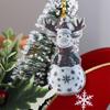 Cute 2D Plane Christmas Tree Pendant Acrylic Cartoon Christmas Decoration Painted Hanging Christmas Ornament for Home