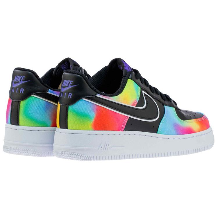 New Nike Air Force 1 Low Tie Dye Black CK0840-001