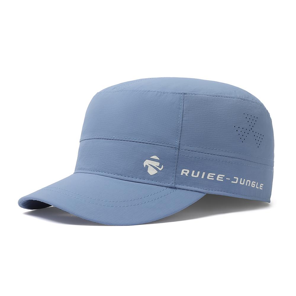 

Spring Summer Outdoor Breathable Sport Military Cap Men Women Soft Quick Drying Baseball Cap Dad Hat Adjustable Flat Top Hat Adjustable 56-59cm небо синє кольору