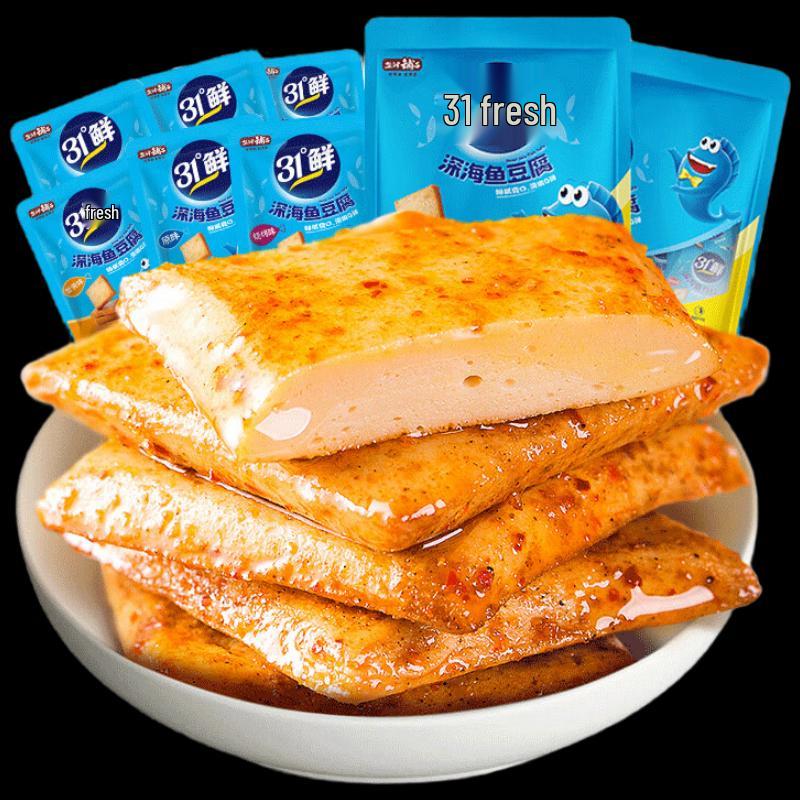 Yanjin Puzi Mixed Flavor Fish Tofu Snack