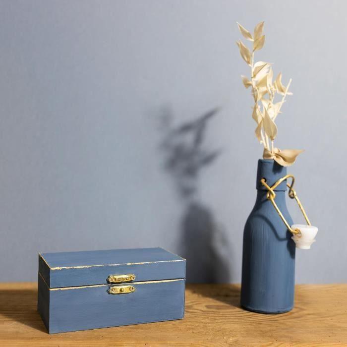 Peinture à la Craie - CREATIVE DECO - Bleu Denim - 1L - Mat - Lavable