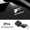 2Pcs LED Car Door Projector Logo High Definition Welcome Light For Lexus FSPORT LBX NX RX 350h 450h Plug-in Hybrid ES UX 300e XM6