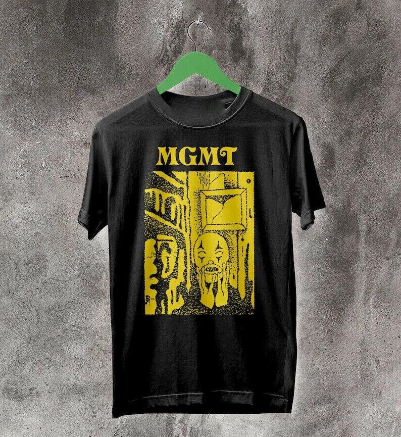 Vtg MGMT Little Dark Age Album Cotton Black All Size Unisex Shirt TU037 XL