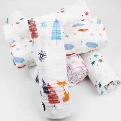 120*120 Cm Double Layer Baby Gauze Blanket Wrapped Towel Blankets