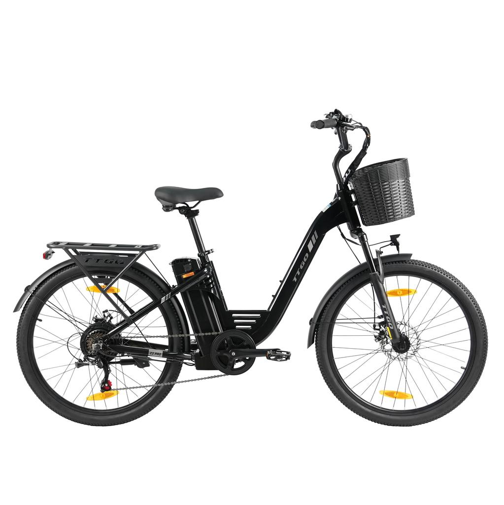 TTGO C2 Pro City Commuting Electric Bicycle 36V18AH Battery 26 Inch Mountain Tires 25KM/H Top Speed E-Mountain Bike