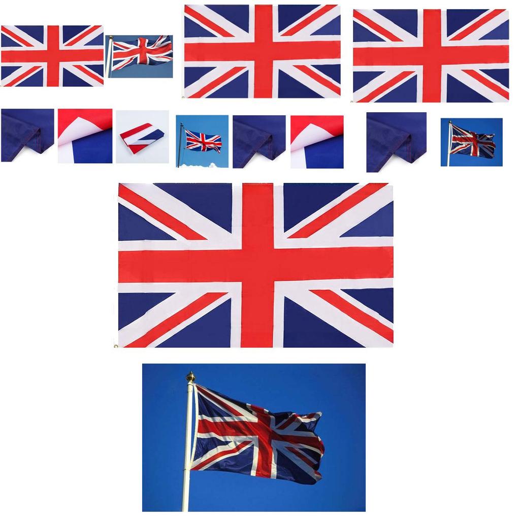 Stunning British Flag With Silk Screen Printing For Decoration