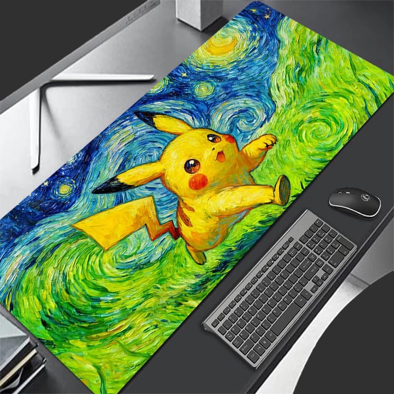 Mouse Pad rubber table XXL Pokemon Pikachu Mini Pc Gamer Desk mat Computer Keyboard Pad Big gaming accessories carpet mousepad