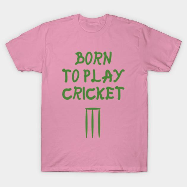 T Shirt Women Born To Play Cricket Funny T Shirt Harajuku Print Kawaii Tshirt Summer Short Sleeve Female T-Shirt Top Tee