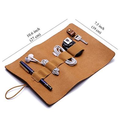 Amazon's Best-selling Multifunctional Outdoor Storage Bag, Key Data Cable Storage Bag, Power Bag, PU Pen Holder Storage
