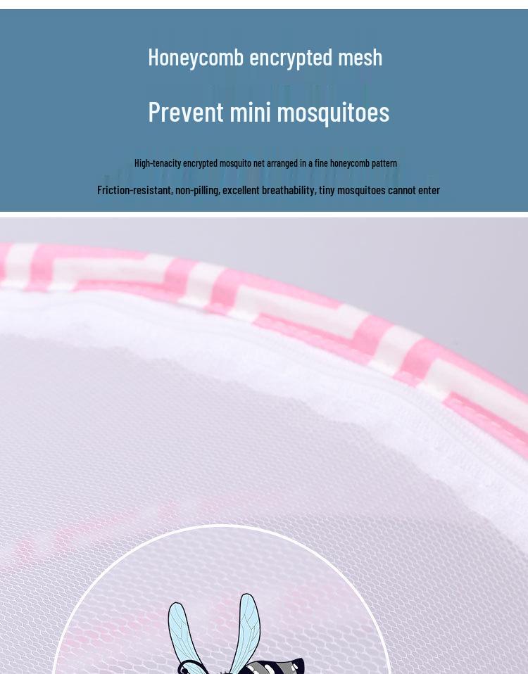Portable Newborn Bionic Sleeping Mat with Mosquito Net for Crib or Bed