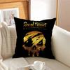 S-SeaS Of T-Thieves Logo Pillow Case Removable Washable Cushion Cover – All-Season Soft Linen