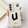 For Samsung Galaxy A17 4G Case New Lucky Letters A-Z Soft Silicone Back Cover For Samsung A17 A17 4G 5G 2025 Phone Cases Bumper