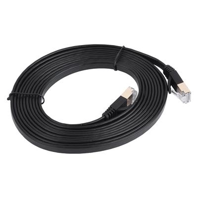 CAT7 RJ45 600MHz Patch Geschirmtes Lan Netzwerkkabel Flaches Ethernet Kabel 3m