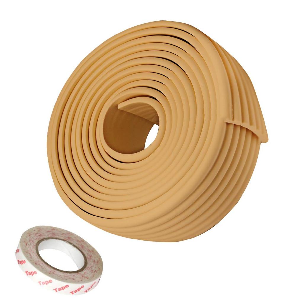 Shiawase Warehouse Baby Corner Baby Corner Safety Injury Tape Safety Goods Cushion, Guard, Corrugated, 5m, Material, Prevention, Daycare, Double-Sided