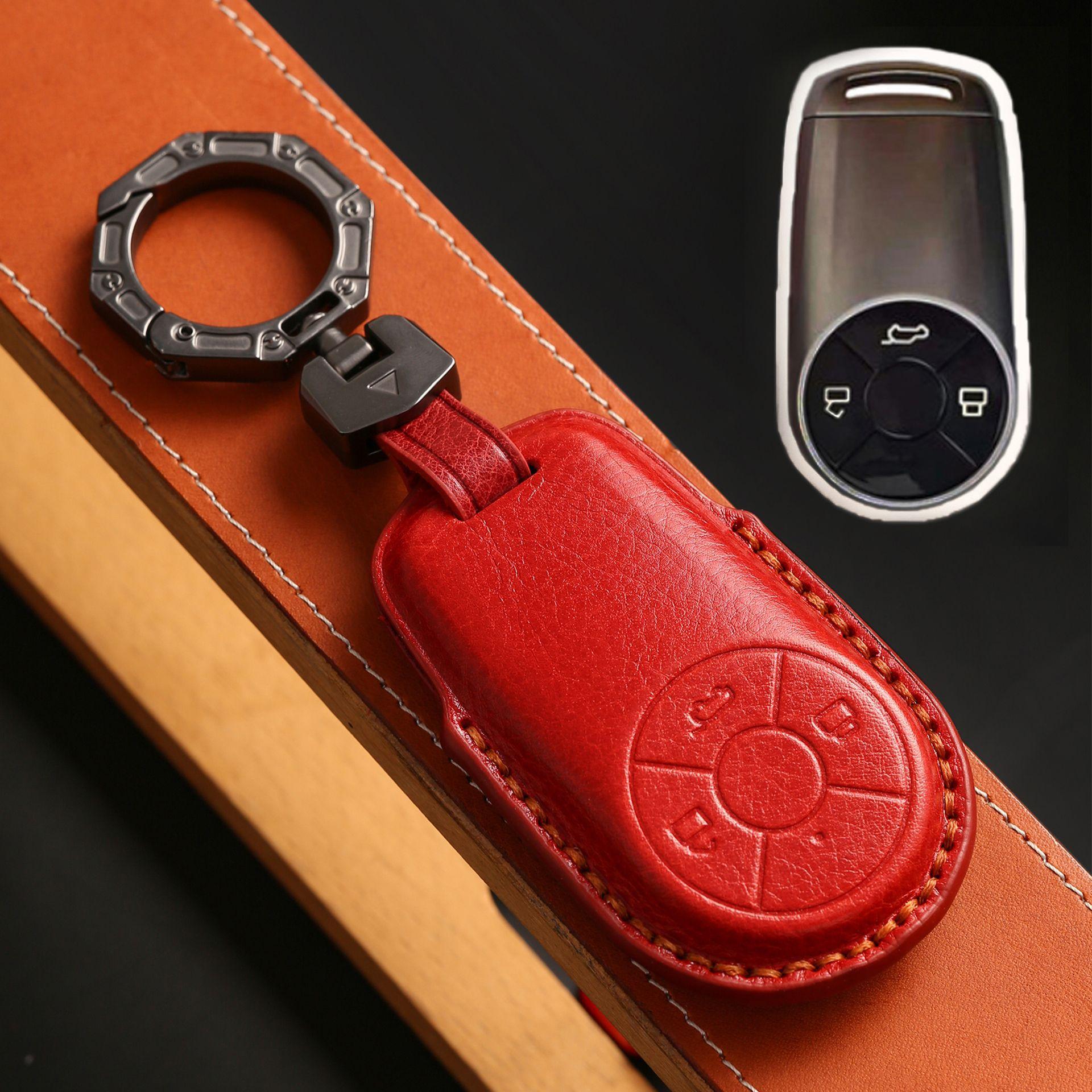 Applicable to Euler Good Cat Key Set Special Good Cat Gt Great Wall Ballet Cat Lightning Cat Car Case Buckle Bag Male красный