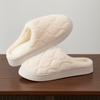 2025 New Autumn and Winter Cute Warm Indoor Home Thick Bottom Fluffy Slippers Butterfly Cotton Slippers